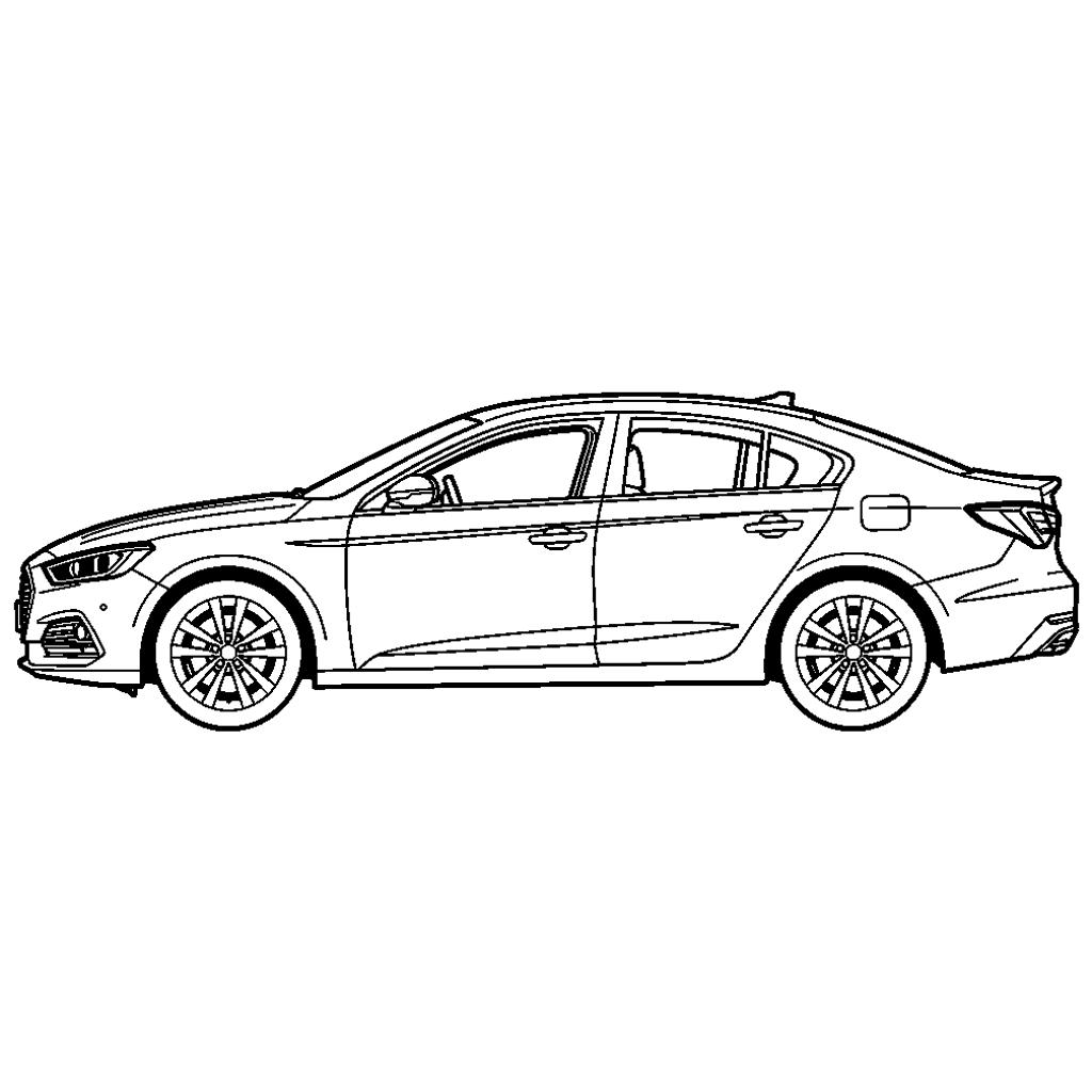 Autós színező nyomtatható