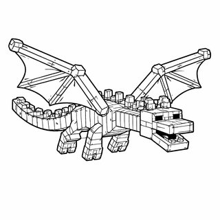 Ender Sárkány (Ender Dragon) repülés közben