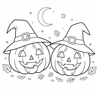 Nyomtatható Halloween színező ovisoknak