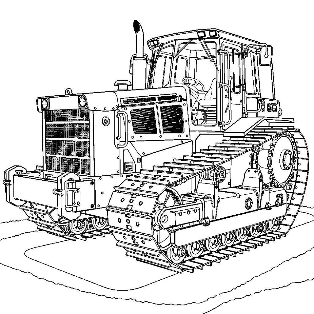 Lánctalpas traktor felnőtteknek
