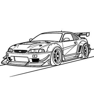 Menő versenyautó színező fiúknak