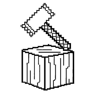 Pixeles Minecraft balta rajza