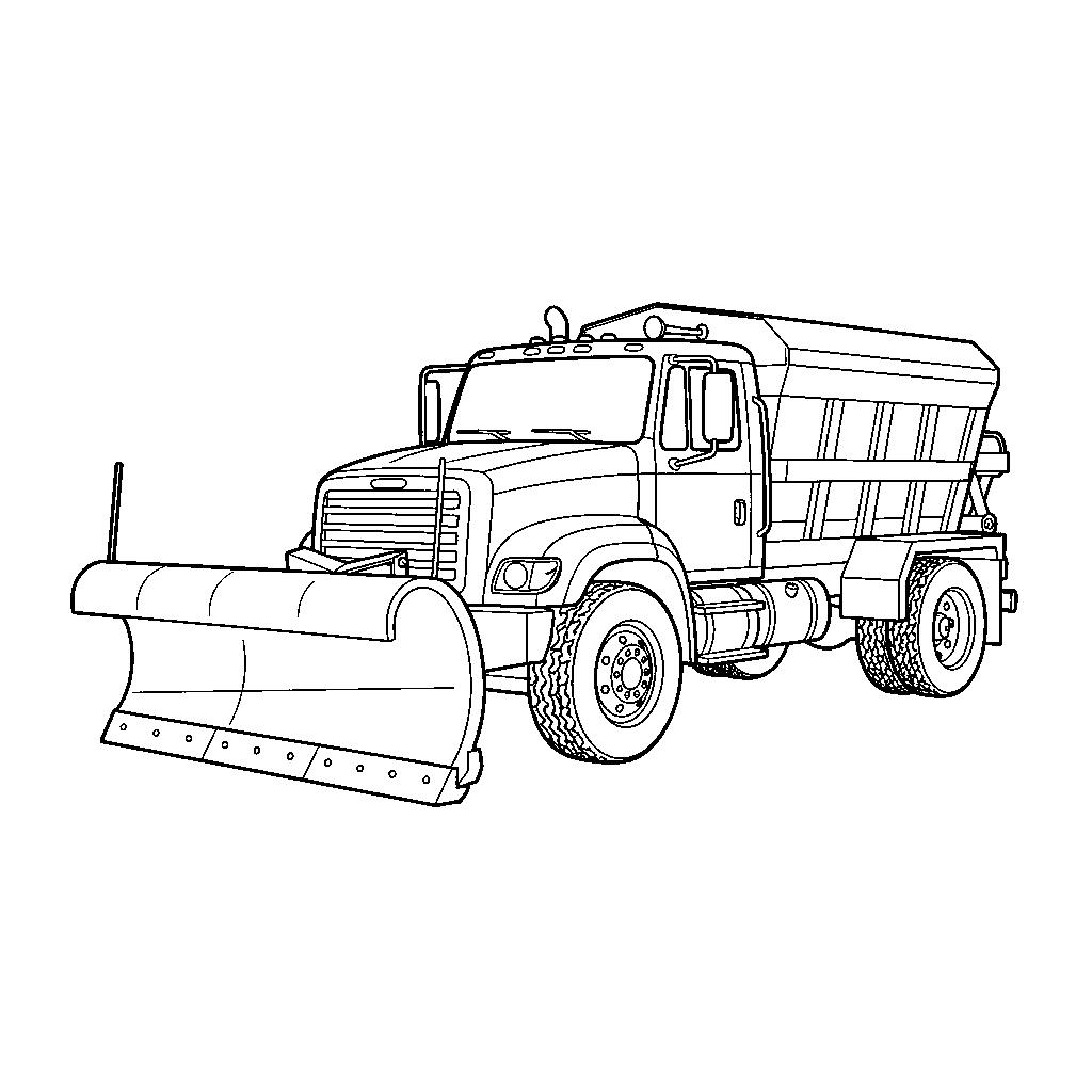 Nyomtatható hókotró színező gyerekeknek