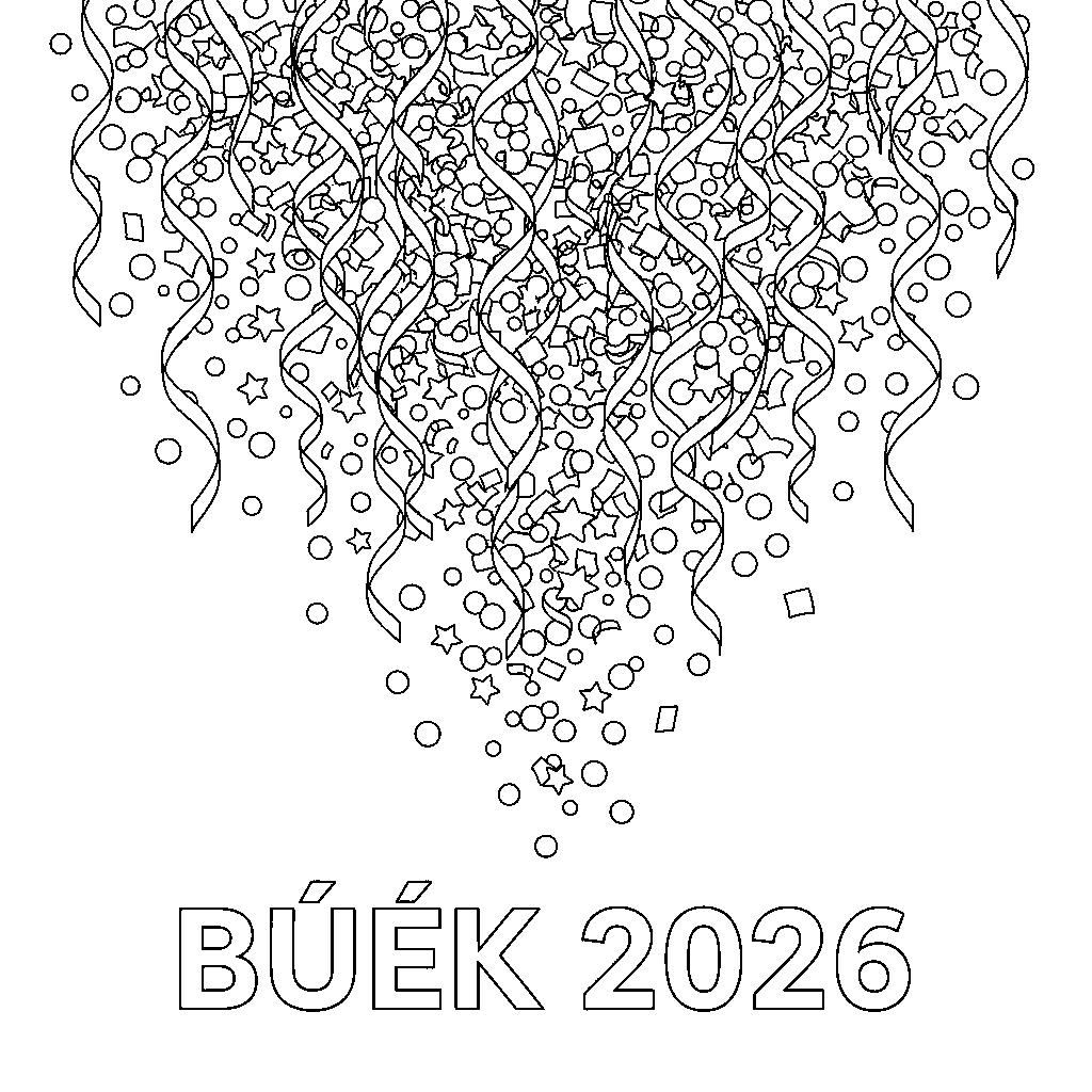 Szilveszteri konfetti eső - BÚÉK 2026