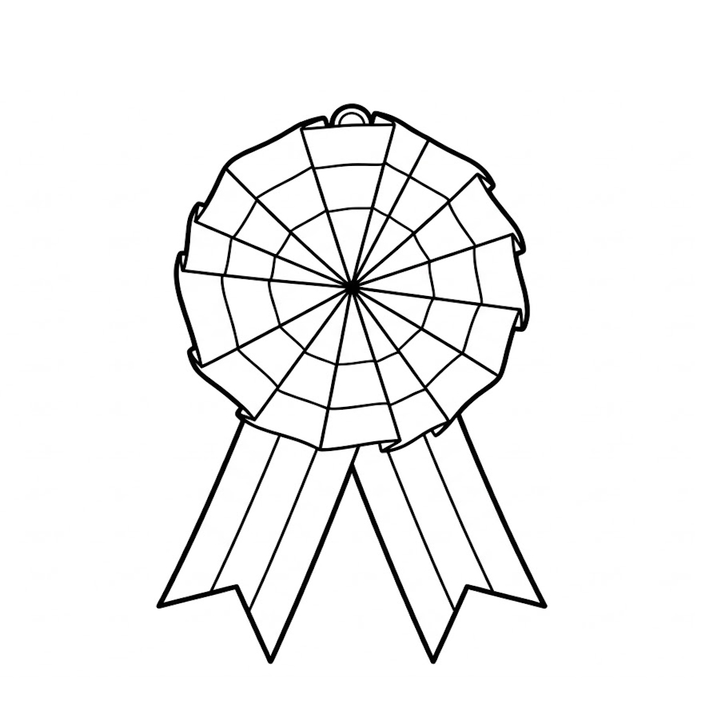 Ünnepi kokárda - Március 15-i színező ovisoknak