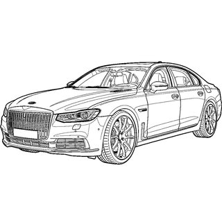 Valósághű luxusautó kifestő felnőtteknek